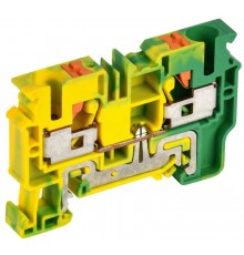 Колодка клеммная CP-PEN земля 10мм2 желто-зеленая  YCT21-00-K52-010  IEK