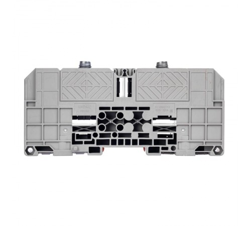 Клемма проходная, болтовой зажим, 2 точки подключения,  185 кв.мм, серая  FER-185  DKC