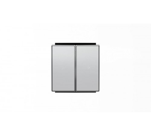 Клавиша для механизма выключателя жалюзи 8144 и 8144.1, серия SKY, цвет серебристый алюминий2CLA854400A1301 ABB