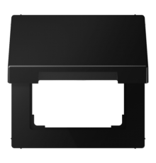 Откидная крышка для устройств 50х50; термопласт; черный матовый  LS990BFKLSWM  Jung