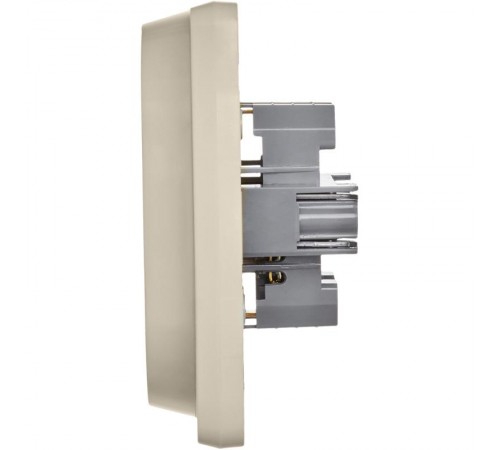 Inspiria Слоновая кость Розетка 2-ая с заземлением С/У 16А с рамкой  673751  Legrand