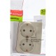 Inspiria Слоновая кость Розетка 2-ая с заземлением С/У 16А с рамкой  673751  Legrand