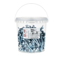 Саморез КР ZP св. 5,5х51 (150 шт) - ведро ( 1,465 кг)  104754  Tech-KREP