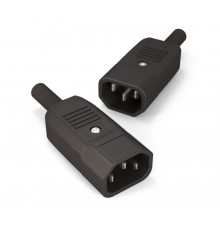 Разъем для кабеля питания Hyperline IEC 60320 С14 (220В, 10А) 47998Hyperline