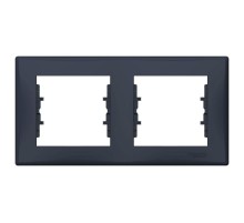 Sedna Графит Рамка 2-ая горизонтальная  SDN5800370  Schneider Electric