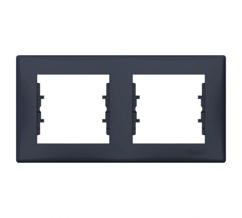 Sedna Графит Рамка 2-ая горизонтальная  SDN5800370  Schneider Electric