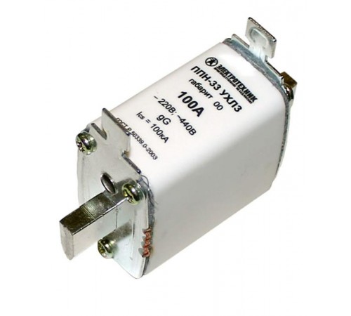 Плавкая вставка ППН-33 УХЛ3, 125А, габарит 0, IP00 (ЭТ)  ET522737  Электротехник