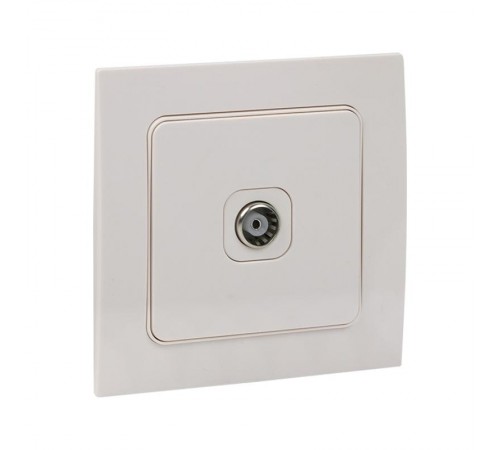 Стокгольм Механизм Розетки TV 1-местной оконечной 10дБ-240МГц белый  EYA00-227-10  EKF