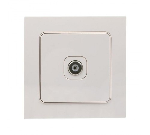 Стокгольм Механизм Розетки TV 1-местной оконечной 10дБ-240МГц белый  EYA00-227-10  EKF