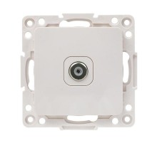 Стокгольм Механизм Розетки TV 1-местной оконечной 10дБ-240МГц белый  EYA00-227-10  EKF