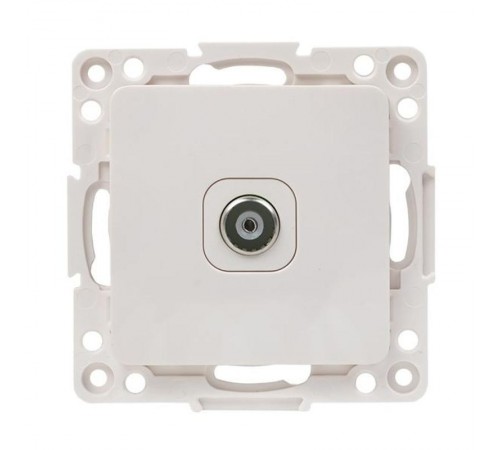 Стокгольм Механизм Розетки TV 1-местной оконечной 10дБ-240МГц белый  EYA00-227-10  EKF