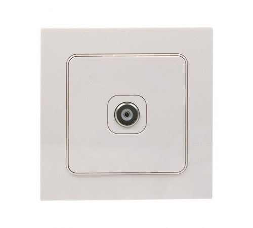 Стокгольм Механизм Розетки TV 1-местной оконечной 10дБ-240МГц белый  EYA00-227-10  EKF