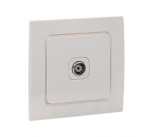 Стокгольм Механизм Розетки TV 1-местной оконечной 10дБ-240МГц белый  EYA00-227-10  EKF