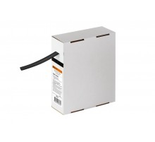 Термоусаживаемая трубка ТУТнг 8/4 черная в коробке (10 м/упак)   SQ0518-0420  TDM