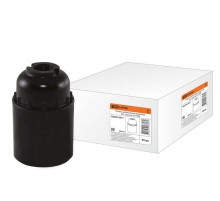 Патрон подвесной карболитовый Е27 черный, без наклейки  SQ0335-0011  TDM