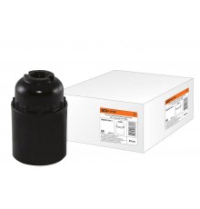 Патрон подвесной карболитовый Е27 черный, без наклейки  SQ0335-0011  TDM