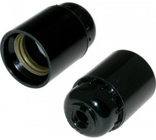 Патрон подвесной карболитовый Е27 черный, без наклейки  SQ0335-0011  TDM