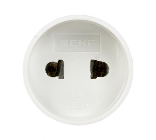 Адаптер-переходник б/з бел. 6А 250В EKF PROxima  AAP6-1  EKF