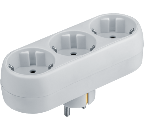 Разветвитель 94 672 NAD-L-3E-WH 3 гн. (в ряд) с/з 94672 Navigator