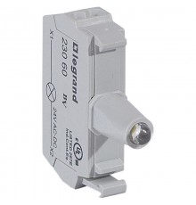 Блок подсветки для индикаторных кнопок и диффузоров - Osmoz - для комплектации - с пружинными клеммами - 24В~/= - белый  023060  Legrand