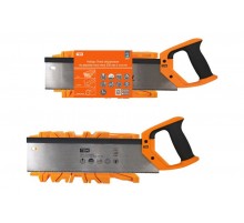 Набор: Пила обушковая по дереву/пластику 350 мм и стусло, закаленные зубья, "Алмаз"  SQ1035-0104  TDM