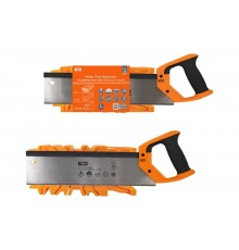 Набор: Пила обушковая по дереву/пластику 350 мм и стусло, закаленные зубья, "Алмаз"  SQ1035-0104  TDM