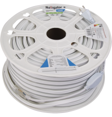 Лента светодиодная NLS-2835B92-9-IP67-220V-NEONLED 9Вт 220В синий/голубой IP67 20м  71931  Navigator