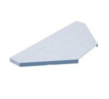 Крышка ответвителя Т-образного 200(80/100)  KTU200(80/100)  КМ-профиль