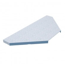 Крышка ответвителя Т-образного 200(80/100)  KTU200(80/100)  КМ-профиль