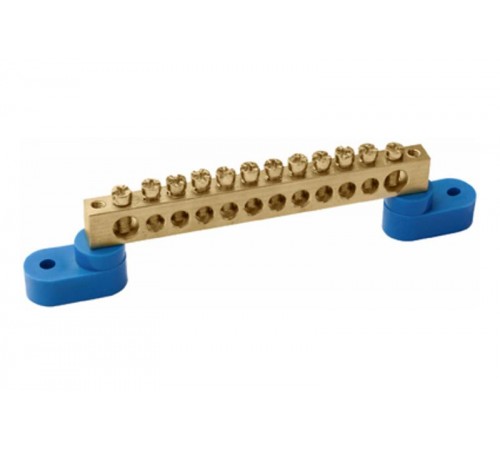 Шина N ноль на 2-угловых изоляторах ШНИ-6х9-12-У2-С  YNN10-69-12C2-K07  IEK