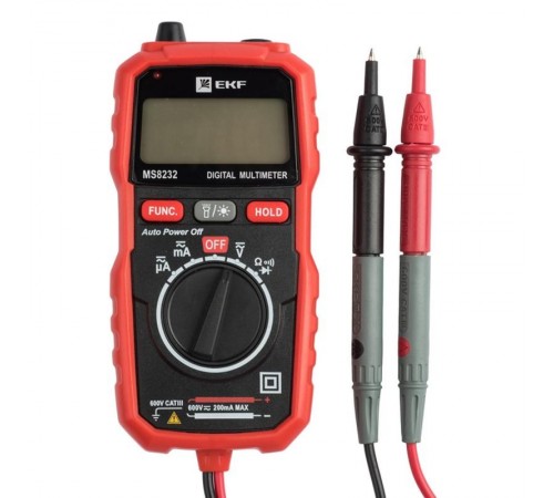 Мультиметр цифровой MS8232 EKF ExpertIn-180701-pm8232EKF
