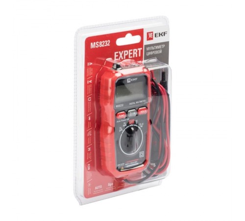 Мультиметр цифровой MS8232 EKF ExpertIn-180701-pm8232EKF