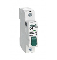 Выключатель автоматический однополюсный ВА-103 1Р 4А характеристика C  6кА  12267DEK  DEKraft