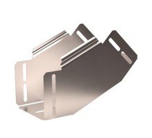 Угол вертикальный внутренний 45 градусов Стандарт INOX (AISI 409) 100х100  PR16.3316  Промрукав