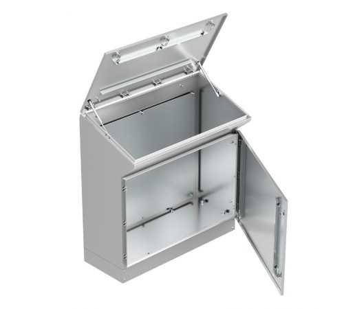 Пульт управления напольный "Inox" AISI304 TP10 IP55 (960х1000х400)mb-inox-96-100-40EKF