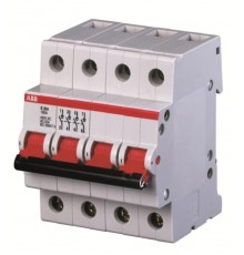 Рубильник 4 пол. E204r 25A рычаг красный2CDE284001R0025 ABB