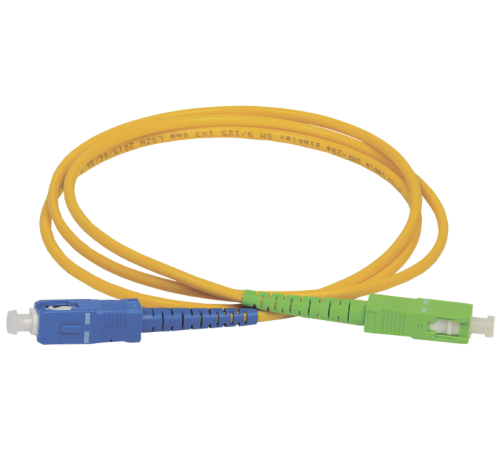 Оптический (патч-корд), SM, 9/125 (OS2), LC/UPC-SC/APC,(simplex),1м  FPC09-LCU-SCA-C1L-1M  ITK