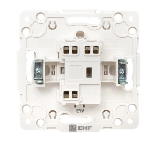 Стокгольм Механизм Выключателя 1-кл. проходного 10А в/к белый  EYV10-025-20  EKF