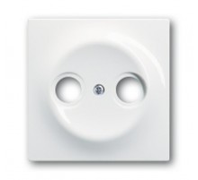 Накладка (центральная плата) для TV-R розетки, серия impuls, цвет альпийский белый  1753-0-4963   2CKA001753A4963  ABB