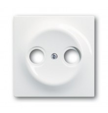 Накладка (центральная плата) для TV-R розетки, серия impuls, цвет альпийский белый  1753-0-4963   2CKA001753A4963  ABB