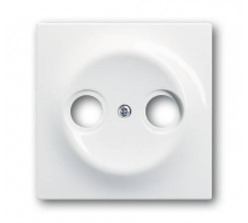 Накладка (центральная плата) для TV-R розетки, серия impuls, цвет альпийский белый  1753-0-4963   2CKA001753A4963  ABB