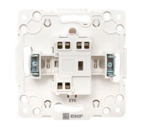 Стокгольм Механизм Выключателя 1-кл. проходного 10А в/к белый  EYV10-025-20  EKF
