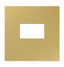 Плата для USB-зарядных устройств без видимого винта; металл; латунь Classic ME1969USBC Jung