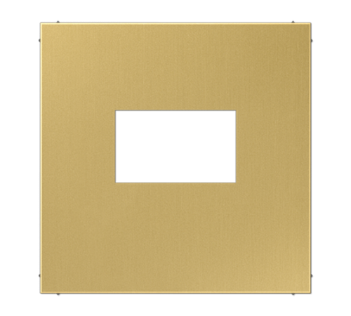 Плата для USB-зарядных устройств без видимого винта; металл; латунь Classic ME1969USBC Jung