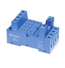 Розетка с винтовыми клеммами (с зажимной клетью) для реле 56.34; применяются модули 86.00, 86.30, 99.02  9604SMA  Finder