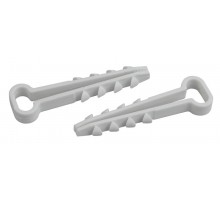 Дюбель хомут DXP-5-8-w-10 для плоского кабеля 5-8 мм белый 10шт  Б0059309  ЭРА