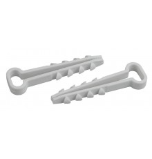 Дюбель хомут DXP-5-10-w-10 для плоского кабеля 5-10 мм белый 10шт  Б0059307  ЭРА