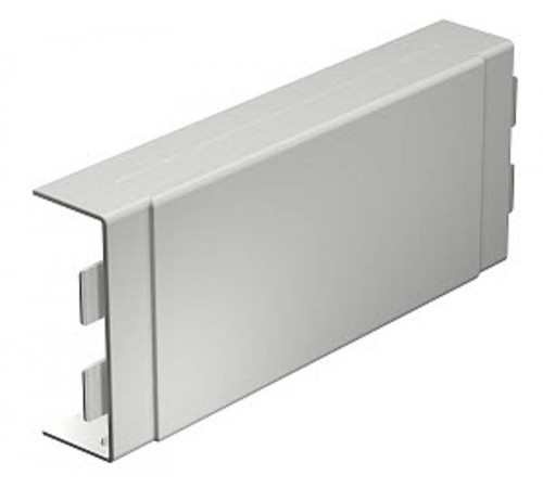 Крышка Т-образной секции кабельного канала WDK 40x110 мм (ПВХ,светло-серый) (WDK HK40110LGR)  6182941  OBO Bettermann