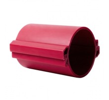 Труба гладкая разборная ПНД 110 мм (450Н), красная PROxima  tr-hdpe-110-450-red  EKF