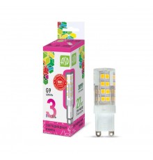 Лампа светодиодная LED-JCD-standard 3Вт 230В G9 6500К 270Лм  4690612026435  ASD